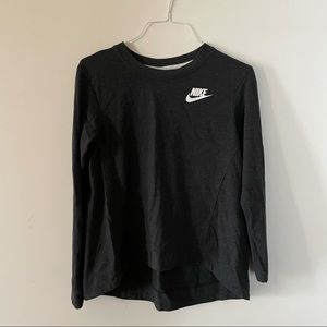 Nike asymmetric sweatshirt top